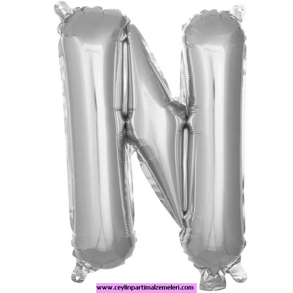 N Gümüş Folyo Balon